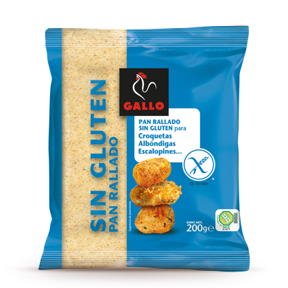 Pan rallado sin gluten de Pastas Gallo